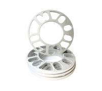 Kit Separadores Aluminio 4 Espaciadores Rueda Cuñas 4 X 100 4 X 108 4 X 114,3 5 X 100 5 X 105 5 X 108 5 X 112 5 X 114,3 5 X 120 Junta ET Ajustable Aluminio(0.3cm)