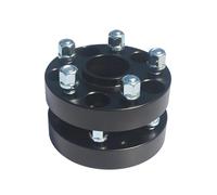 Kit Separadores Aluminio Adaptador Brida Para Neumáticos Para Toyota Para Sequoia Para Tundra (20 Mm 25 Mm PCD 5 X 150, 5 X 6 Pulgadas CB110, Perno 14 X 1,5)(Negro,25mm)