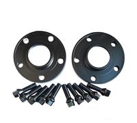 Kit Separadores Aluminio Para Jeep Rebeg 2015 | 10 Pernos Cónicos Aleación Aluminio 12 X 1,25 2 Espaciadores Rueda 15/20 Mm 5 X 110 65,1(Negro)