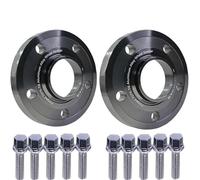 Kit Separadores Para Mini Para Cooper 2018 2 Piezas 7075-T6 15/20mm 5x112 66,6 M14X1.25 Junta Adaptadora Espaciadora Rueda Conversión Ampliación Separadores Ruedas(20mm)