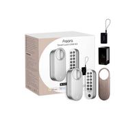 Aqara Smart Lock U200 Kit Matter over Thread, cerradura de puerta de entrada sin llave con llave de inicio y batería recargable, compatible con Homekit, Alexa y SmartThings, versión global, color