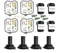 Kit servicio carburador Compatible Con Yamaha Para XJ600S XJ600N Para Diversion 1996-2002 Kit Reconstrucción Vacío Diafragma Émbolo Flotador Combustible Carburador Motocicleta