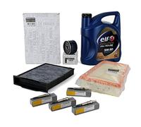 Kit Servicio: Filtros Originales motor 1.5dCi + Aceite Motor Elf Evolution Full-Tech Fe 5W-30 5 lts