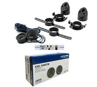 Kit Set para Alpine SXE-1006TW, 2 tweeters de 45 Watts rms y 280 Watts MAX, 3 cm de diámetro con Profundidad de 1,5 cm, sensibilidad 88 db spl, en Parejas + Accesorios y 5 Stickers Gratis