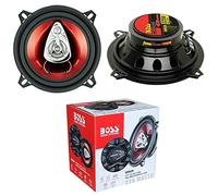 Kit Set para Boss Audio Systems CH5530 2 Altavoces triaxiales de 3 vías, 13 cm, 130 mm, 5", 115 vatios rms, 225 vatios máx., preparación para Cabina, Puerta y trampilla, en Pares