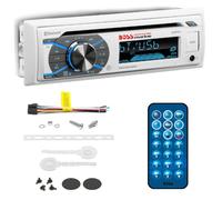 Kit Set para Boss Audio Systems MR508UABW, estéreo Single DIN, Multimedia Digital, Receptor Am/FM, AUX/USB/MP3, con Bluetooth, para Uso marítimo, 1 Unidad + Llaves de extracción gratuitas