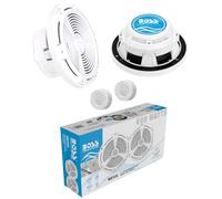 Kit Set para Boss Audio Systems MR752C, 2 Altavoces Marinos Sistema 2 vías y 7,5", 187 mm 18,7 cm, 200 W RMS, 400 W máx., 4 ohmios, 92 dB, Resistente al Agua, para embarcaciones, mar, Pareja