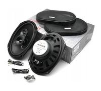 KIT SET PARA EXCALIBUR X693 2 altavoces triaxiales de 3 vías 6 x 9" 16,4 x 23,4 cm 164 x 234 mm, 100 vatios rms 500 vatios máx, 4 ohm, 90 db, suspensión de goma, en pares + rejillas y cables gratis
