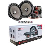 Kit Set para Focal Access 165AS 2 vías 16,5 cm 6,5" diámetro 60 vatios rms 120 vatios máx. 4 ohmios 91,3 db 2 woofers 2 tweeters 2 crossovers, Kit de Pareja + 5 Pegatinas Gratis