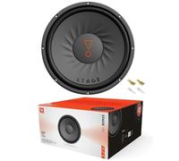 Kit Set para JBL Stage 102, 1 subwoofer de 25 cm 250 mm 10", Bobina Simple de 4 ohmios, 225 vatios RMS y 900 vatios máx, para maleteros, 1 Unidad + Conector faston Incluido