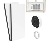 Kit Sigillatura Finestra Per Condizionatore - 2 Pezzi Universali Ad Alta Densità 43x23 Cm,Pannelli Laterali In Schiuma Isolante Climatizzatore - Per Casa Appartamento Camera Da Ufficio Magaz