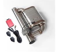 Kit Silenciador Válvula Escape Eléctrico Universal Para Coche Kit Modificación Ajustable Sonido Con Rodillo Remoto Tubo Cola Escape(63mm Right11)