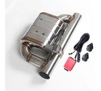 Kit Silenciador Válvula Escape Eléctrico Universal Para Coche Kit Modificación Ajustable Sonido Con Rodillo Remoto Tubo Cola Escape(76mm Left9)