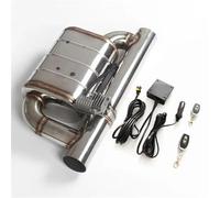 Kit Silenciador Válvula Escape Eléctrico Universal Para Coche Kit Modificación Ajustable Sonido Con Rodillo Remoto Tubo Cola Escape(51mm Left1)