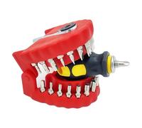 Kit sin deslizadores | Fun Mouth Design Hardware Set | Anti-Slip Repair Bits | Durable Toolkit For Electronics Woodworking Metalworking Construction Plumbing Of | Contoured Ergonomic Handle And T