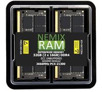 Kit SODIMM sin búfer NEMIX RAM compatible con Synology NAS Memory D4ES01-16G, DiskStation, RackStation