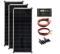 Kit Solar De 300W 12V Planta Solar Isla Jardín Camping Módulo Solar