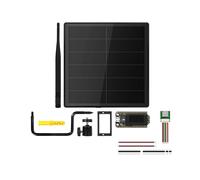 Kit Solar de Placa de Desarrollo con Carcasa Impermeable para Meshtastic/MeshCore con Heltec WiFi LoRa 32 V4 y Módulo GPS GNSS de 868 MHz
