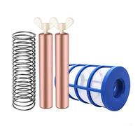 Kit solar del reemplazo del ánodo de cobre de la piscina, accesorios de Rod de la purificación del ánodo de cobre del reemplazo solar de la piscina repuestos para el ionizador solar de la criada de la