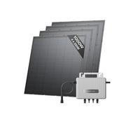 Kit solar ECOFLOW STREAM, inversor de 800 W, paneles solares FV de 250W*4, inversor de inyección a red inteligente con WiFi, control mediante APP para balcones, jardines, techos y paredes verticales