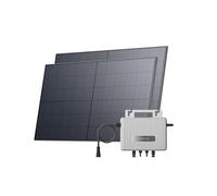 Kit solar ECOFLOW STREAM, inversor de 800W, 2*panele solare 500W, inversor de inyección a red inteligente con WiFi, control mediante aplicación para balcones, techos, paredes verticales, jardines