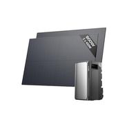 Kit solar ECOFLOW STREAM Ultra, batería de 1,92 kWh, 2 paneles solares rígidos de 450 W, 4 entradas solares MPPT de 2800 W, 2 puertos de CA 2300W, batería con inversor, AI, Plug&Play