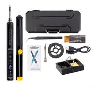 Kit Soldadura Portátil para ajuste para temp 200-450°C Metal | Recarga USB rápida, sin cables molestos, libertad total de para movimiento, para ideal para espacios reducidos