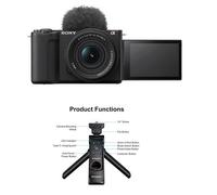 Kit Sony ZV-E10 II 16-50 mm II Empuñadura de trípode inalámbrica Kingma BM-SR4 negra nuevo