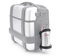 Kit Soporte De Botella GIVI E162 En Acero Inoxidable Para Maletas Laterales