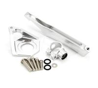 Kit Soporte Estabilizador Dirección Barra Control Estabilizador Dirección CNC Motocicleta con Kit Soporte Montaje para Yamaha YZF R6 YZF600 YZF-600 2003-2005 Amortiguadores CNC(Conjunto 8)