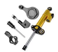Kit Soporte Montaje Amortiguador Dirección Motocicleta para Yamaha R1 R6 2006-2017 Dirección Amortiguadors Soporte Montaje Soportes(Conjunto 4)