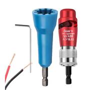 Kit Spellafili E Torcidafili In Lega Di Alluminio Per Trapano Elettrico - Strumento Professionale Elettricista Con Torcidado Noci Portatile E Connettore | Risparmia Fatica Migliora Efficienza |