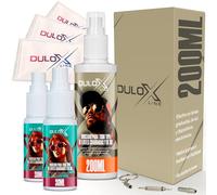 Kit Spray Limpiador Gafas 200ML + 2 Botes Limpia Gafas 30ML + 3 Gamuzas Microfibra 18X18CM + Destornillador - Pack Limpia Lentes 200ML + 2 Limpia Lentes 30ML + 3 Paños de Microfibra + (Kit.200)