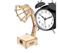 Kit STEM con lámpara eléctrica - Juguete científico de madera, proyecto creativo de decoración de escritorio | Profundiza la comprensión STEM, actividad de montaje educativo para niños, la S