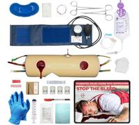 Kit Stop The Bleed. Kit de control de sangrado con acceso al curso acreditado de la Academia en línea diseñado profesionalmente. Creado para capacitar a miembros del público y profesionales médicos de