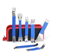 Kit Strumenti Rimozione Fascie,Utensile Sgancio Clip Porte | Set Attrezzi Smontaggio Rifiniture Porta E Detailing | Attrezzo Rimozione Guarnizione Riparazione Installatore