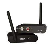 Marmitek Transmisor de Subwoofer Inalámbrico WS400 - Conecte su Subwoofer de Forma Inalámbrica a su Sistema Estéreo - Conector de 3,5 mm - Transmisor de Audio Inalámbrico