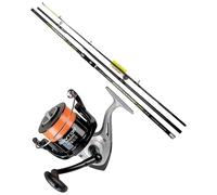 Kit Surfcasting Caña Trabucco modelo Sonic 3 piezas 4,20 m 200 g + carrete Trabucco (caña + carrete Dayton 8000)