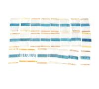 Kit surtido de 230 resistencias de película metálica, conjunto de componentes electrónicos con 23 valores de resistencia, incluyendo 10 piezas de cada valor desde 22 Ω hasta 1 MΩ,
