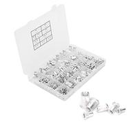 Kit surtido de 300 remaches de aluminio, conjunto de tuercas remachables roscadas en tamaños 6-32, 8-32, 10-24, 10-32 y 1/4-20, con medidas M3, M4, M5, M6 y M8, para chapas