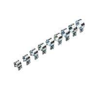 Kit surtido de abrazaderas for manguera de doble oreja, de 8-18 mm, con sinfín, for combustible y agua (135/60 unidades)(135pcs)
