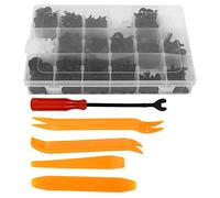 KIT surtido de CLIPS de retención de empuje para coche, sujetadores de parachoques con herramientas de extracción, KIT de hebilla UNIVERSAL para reparación de automóviles