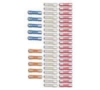 Kit Surtido de Fusibles para Automóvil de 50 Piezas, Fusibles Automotrices Tipo Cuchilla 5A 8A 16A El Kit Surtido de Fusibles para Automóvil de Varios Estilos Proporciona un