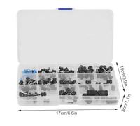Kit Surtido de inductores de estrangulación 145 Piezas 12 valores Inductores Verticales de para proyectos electrónicos Capacitancia distribuida pequeña Alta frecuencia de