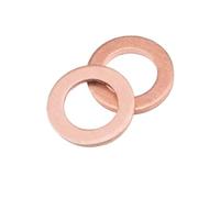 Kit surtido de juntas de arandela de cobre y pernos, sello de anillo plano con caja M4/M5/M6/M8/M10/M12/M14, 100/150/280 Uds.