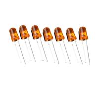 Kit surtido de luz de diodo LED de 3MM y 5MM, lámpara DIP de componentes electrónicos, diodo emisor de luz Led, rojo, naranja, amarillo, verde, azul y blanco(5MM orange)