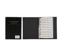 Kit surtido de resistencias serie 0603, 170 tipos, organizador de componentes electrónicos, portátil, negro