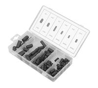 Kit Surtido de Tapones de Vacío, Goma Ligera de 5/32 Pulgadas a 3/8 Pulgadas, 80 Piezas, Tapón de Vacío Negro para Carburador para Equipo