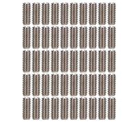 Kit surtido de tornillos de fijación de 50 piezas Tornillos prisioneros de acero inoxidable A270 Juego de sujetadores de hardware estándar DIN 916 para fijación mecánica (¿Qué*kh?)