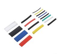 Kit surtido de tubos termorretráctiles, 580 fundas de goma para cable de alambre para aislamiento eléctrico, juego de tubos ignífugos con alta relación de expansión (580 piezas)